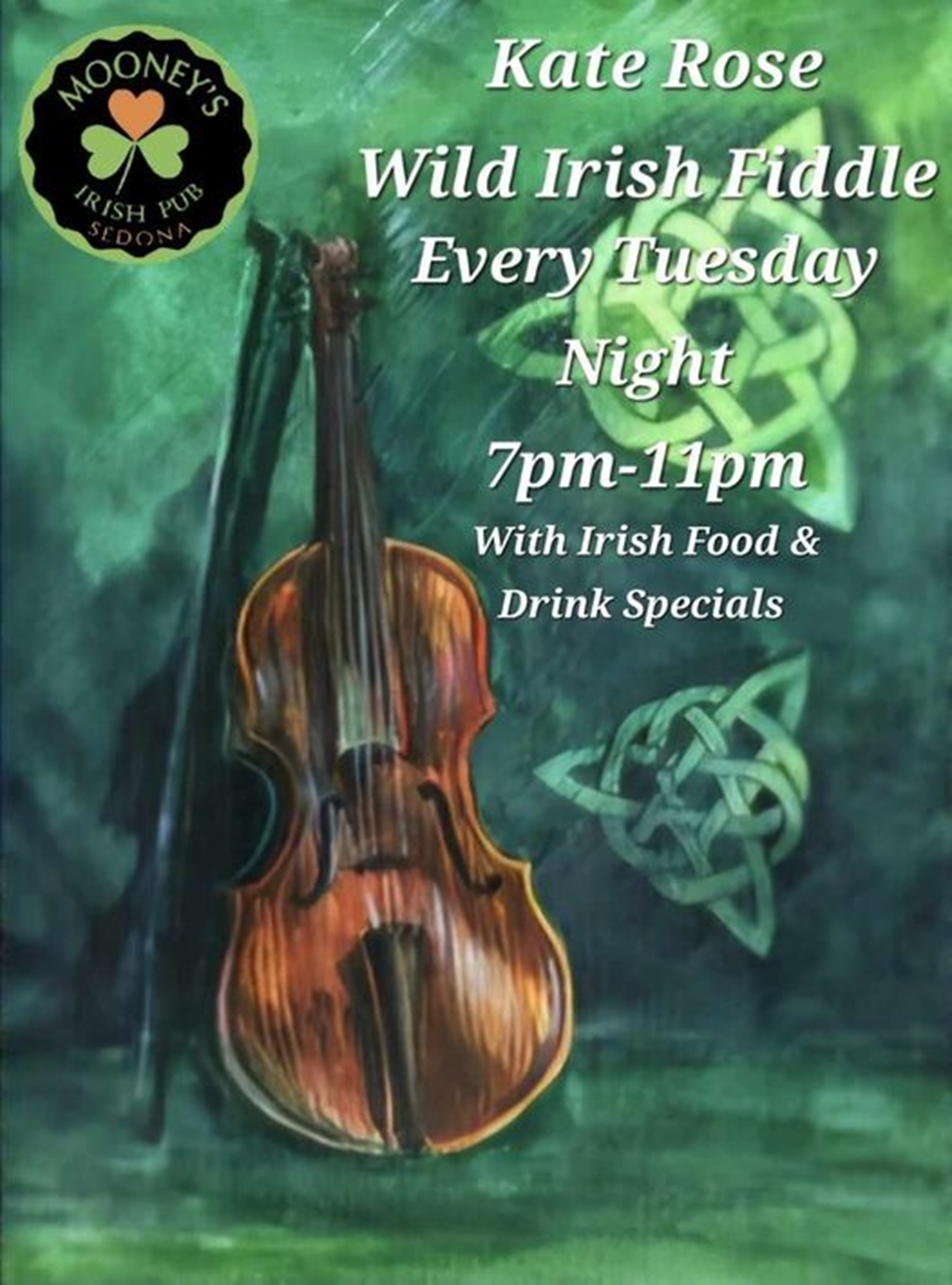 Wild Irish Fiddle with Katie Rose | Hillside Sedona